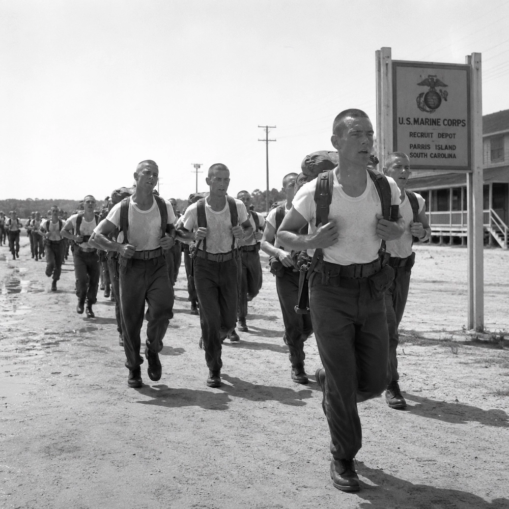 US Marine rekruten rennen op Parris Island – historisch voorbeeld van dodelijke hittebelasting